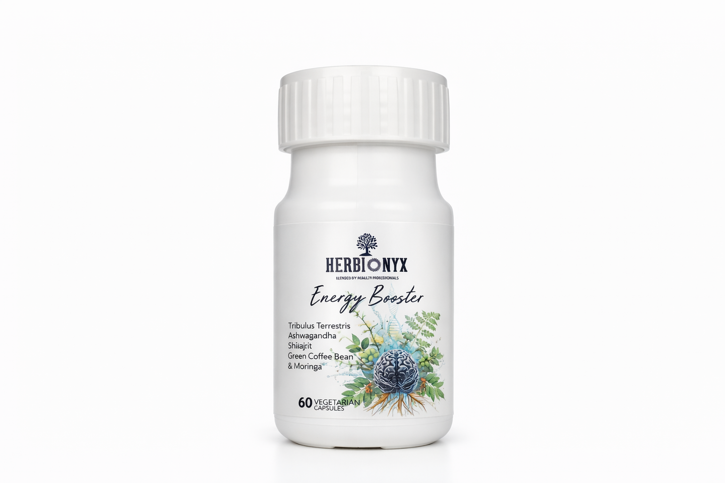 Herbionyx Energy Booster – 60 Vegetarian Capsules